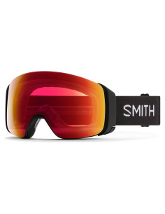 Gafas de Esquí Smith 4D MAG ChromaPop Negro Rojo Espejo
