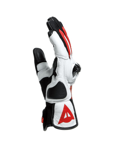 Guantes de Motocicleta Dainese Mig 3 de Cuero XL Negro/Blanco/Rojo