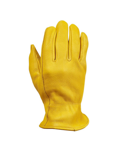 Guantes de Trabajo de Cuero de Ciervo Saranac Medianos