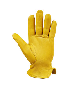 Guantes de Trabajo de Cuero de Ciervo Saranac Medianos 2