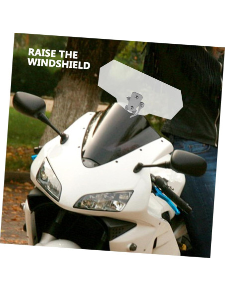 Extensión de Parabrisas para Motocicleta MAGICLULU 26.3x11.7cm