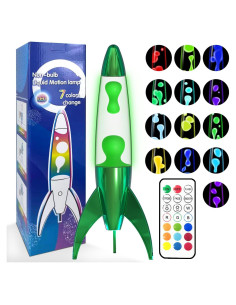 Lámpara de Movimiento Líquido WANNALAMP 33 cm Verde LED