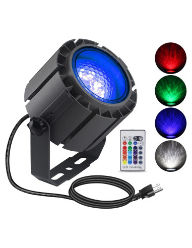 Proyector de Luz de Efecto de Agua Yasotek 144W RGBW IP65