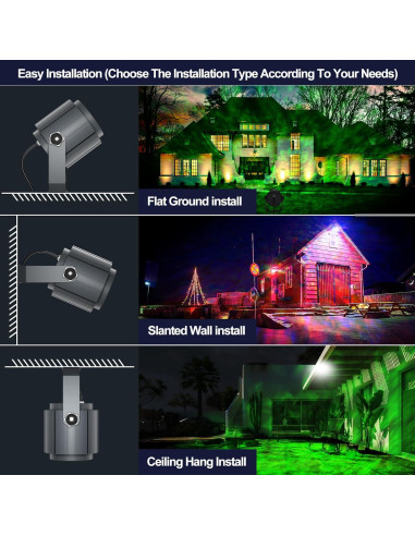 Proyector de Luz de Efecto de Agua Yasotek 144W RGBW IP65