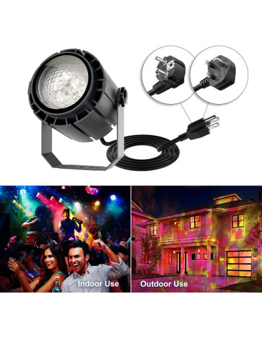 Proyector de Luz de Efecto de Agua Yasotek 144W RGBW IP65