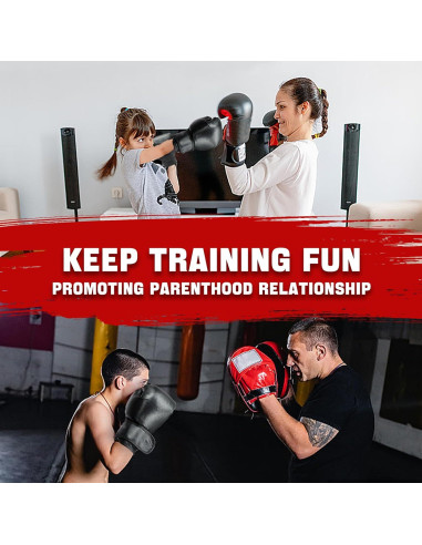 Set de Boxeo JLXMAXLJ para Niños - 14 Piezas, Guantes 170g