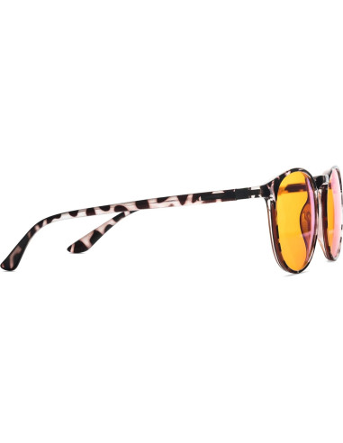 Gafas bloqueadoras de luz azul UV400 para juegos - Leopardo Naranja