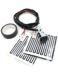 Puños Calentados Universales YOFMOO 12V para Motocicleta ATV 2