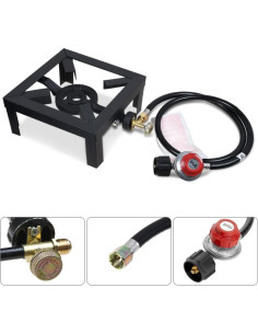 Cocina de Gas Portátil YADPUNG Un Solo Quemador 2.08kg 2