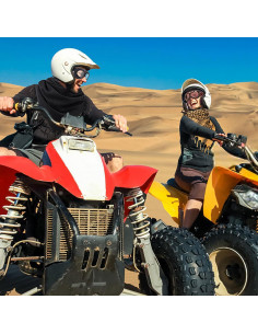 Gafas de casco vintage Peicees con shemagh de algodón 110x110cm 2