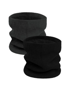 Calentadores de Cuello Gaiters 2 Paquetes Forro Polar Unisex