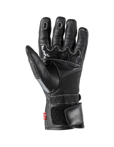 Guante de Moto Noru Sokudo 3XL Cuero de Vaca Negro