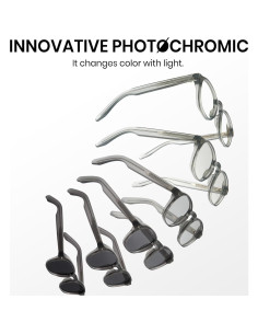 Gafas Fotoquímicas Cyxus UV 100% y Anti-Luz Azul Gris 2