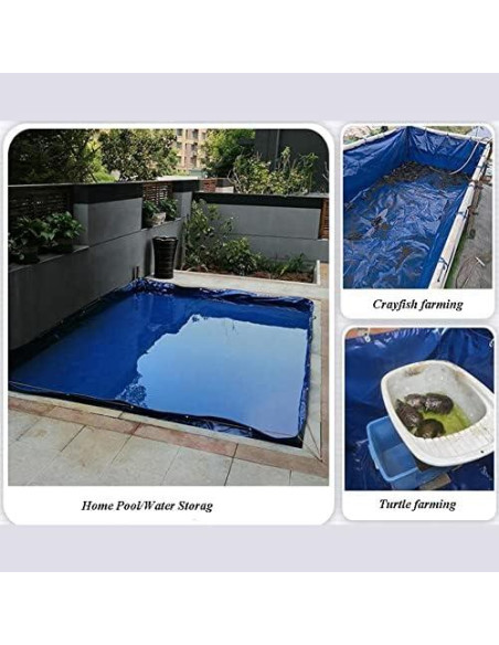 Tanque de Agua Plegable Genérico 500L PVC 0.5mm con Válvula