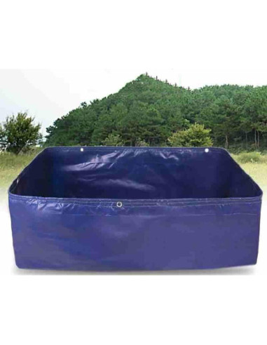 Tanque de Agua Plegable Genérico 500L PVC 0.5mm con Válvula