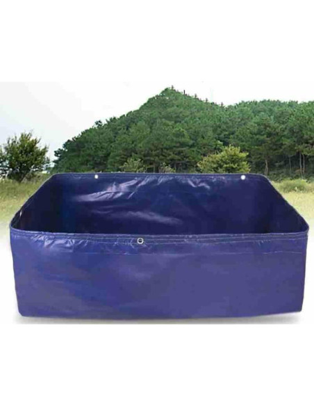 Tanque de Agua Plegable Genérico 500L PVC 0.5mm con Válvula