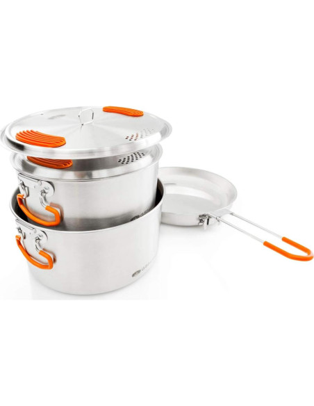 Juego de cocina GSI Outdoors Glacier Base Camper 3 piezas