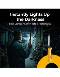 Linterna Recargable BougeRV WL02 Plegable 180 550 Lúmenes 2