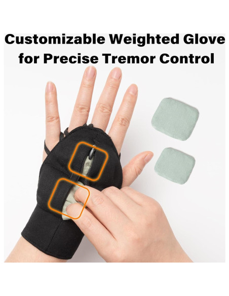 Guantes con peso ajustables SteadyHand Noah Baby para mano izquierda