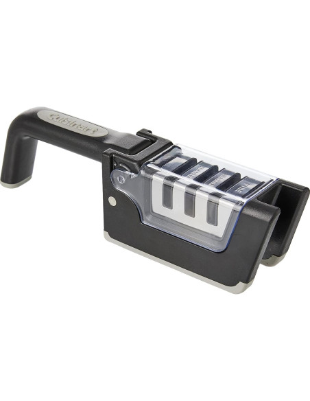 Afilador de cuchillos Cuisinart plegable 3 ranuras negro