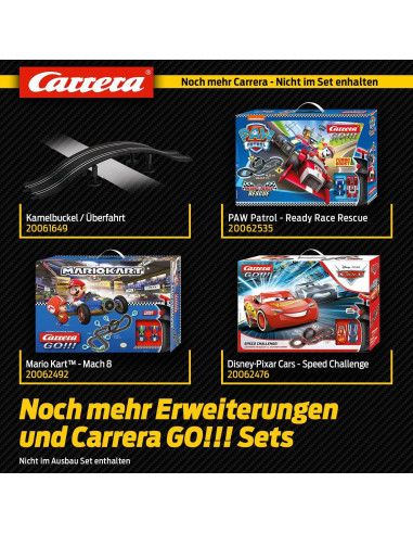 Set de Expansión Carrera GO!!! 61600 - 2 Curvas y 2 Rectas