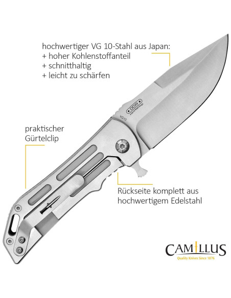 Cuchillo Plegable Camillus Dominator II 17.78 cm Acero VG10 Cuchillo Plegable Camillus Dominator II 17.78 cm Acero VG10