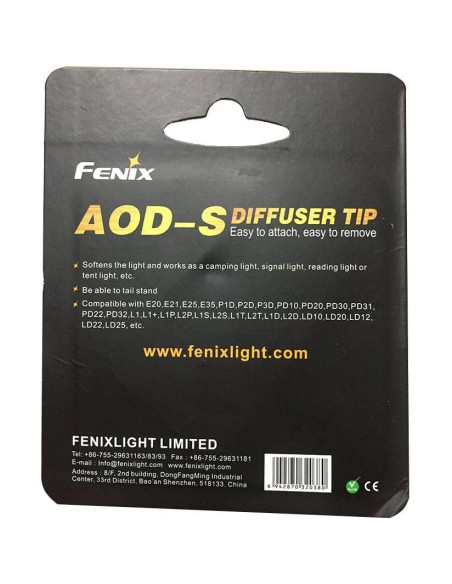 Difusor Fenix AOD-S para Linternas E20 E21 E25 E35