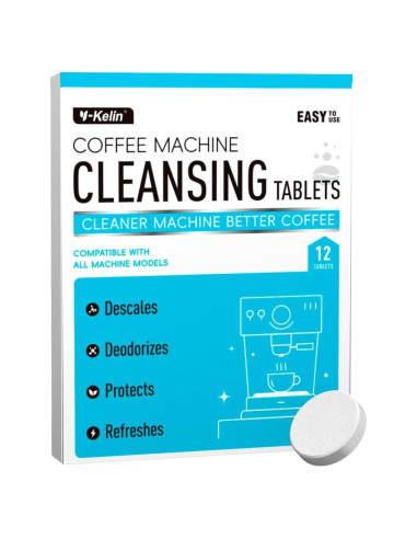 Tabletas Limpiadoras Y-Kelin para Cafeteras - 12 Piezas