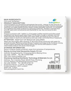 Tabletas Limpiadoras para Cafeteras Beijing Junjing - 24 Unidades 2