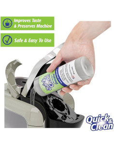 Desincrustante Rápido Quick & Clean 2-Pack 236.6 ml para Cafeteras 2