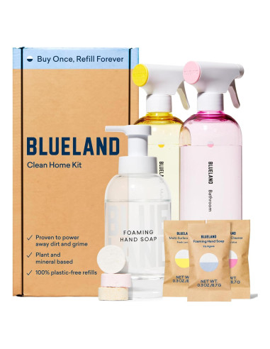 Kit de Limpieza Ecológico Blueland - 3 Botellas Reutilizables