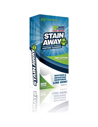 Limpiador de Dentaduras Stainaway Plus 80 Limpiezas con Cepillo
