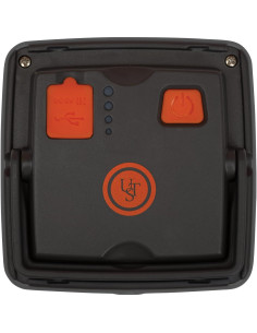 Luz de Emergencia UST LED Recargable 400 Lúmenes Ámbar y Blanco 2