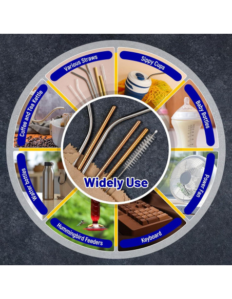 Kit de 50 Cepillos Limpiadores Reutilizables Kesoto 10mm