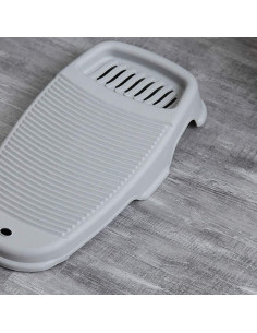 Tabla de Lavado Antideslizante Cabilock 7x44x7cm Gris 2