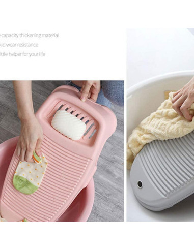 Tabla de Lavado Antideslizante Cabilock 7x44x7cm Gris