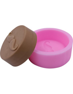 Moldes de Silicona Monqui para Jabón y Velas Rosa 9.4x3.6 cm 2
