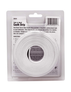 Tira de Calafateo Diablo Rojo 0151 4.1 cm x 3.35 m Blanco 2