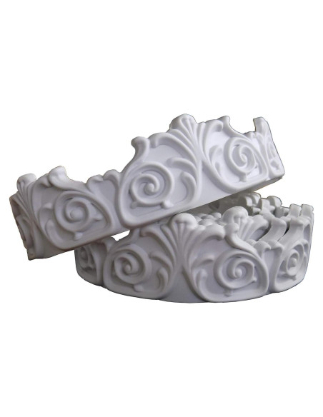 Moldura de Corona Flexible Zhangbl 292.1 cm Floral Vintage