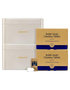 Tabletas de limpieza para botellas Cleanomic - Paquete de 4