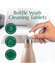 Tabletas de limpieza para botellas Cleanomic - Paquete de 4 2