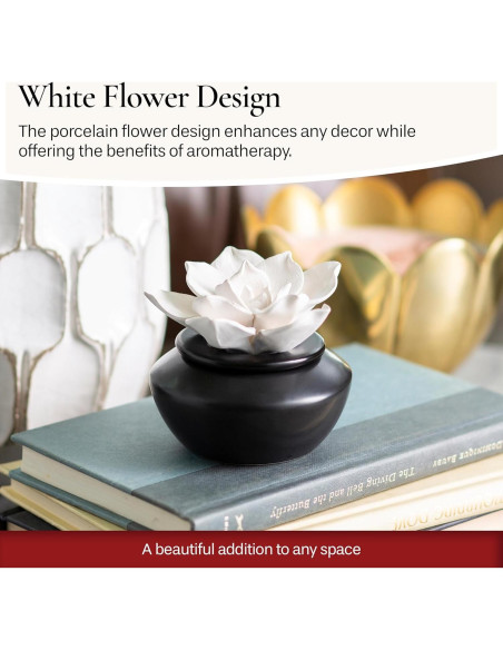 Difusor de Aceite Esencial Airomé PDGAR con 15ml Menta