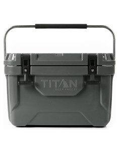 Hielera Titan 20Q Gris con Aislamiento Deep Freeze y Microban