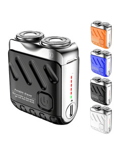 Afeitadora Eléctrica Portátil Koujut TXD-001 Doble Anillo Negra