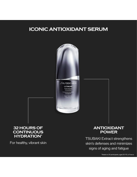 Shiseido Men Ultimune Concentrado 30 mL - Hidratante Energizante Shiseido Men Ultimune Concentrado 30 mL - Hidratante Energizante