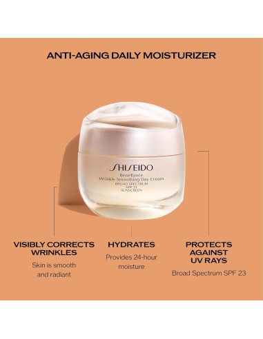 Crema de Día Antienvejecimiento Shiseido Benefiance 50 mL SPF 23