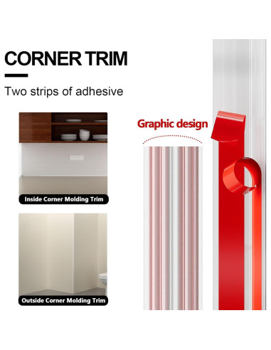 Protector de Esquinas Flexible Raycity 3.2m x 4.06cm Transparente