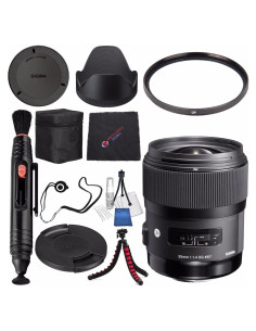 Lente Sigma 35mm f/1.4 DG HSM Art para DSLR Nikon + Accesorios