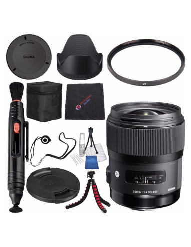 Lente Sigma 35mm f/1.4 DG HSM Art para DSLR Nikon + Accesorios