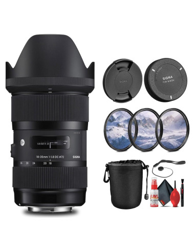 Lente Sigma 18-35mm f/1.8 DC HSM Art para Nikon F - Zoom Gran Angular